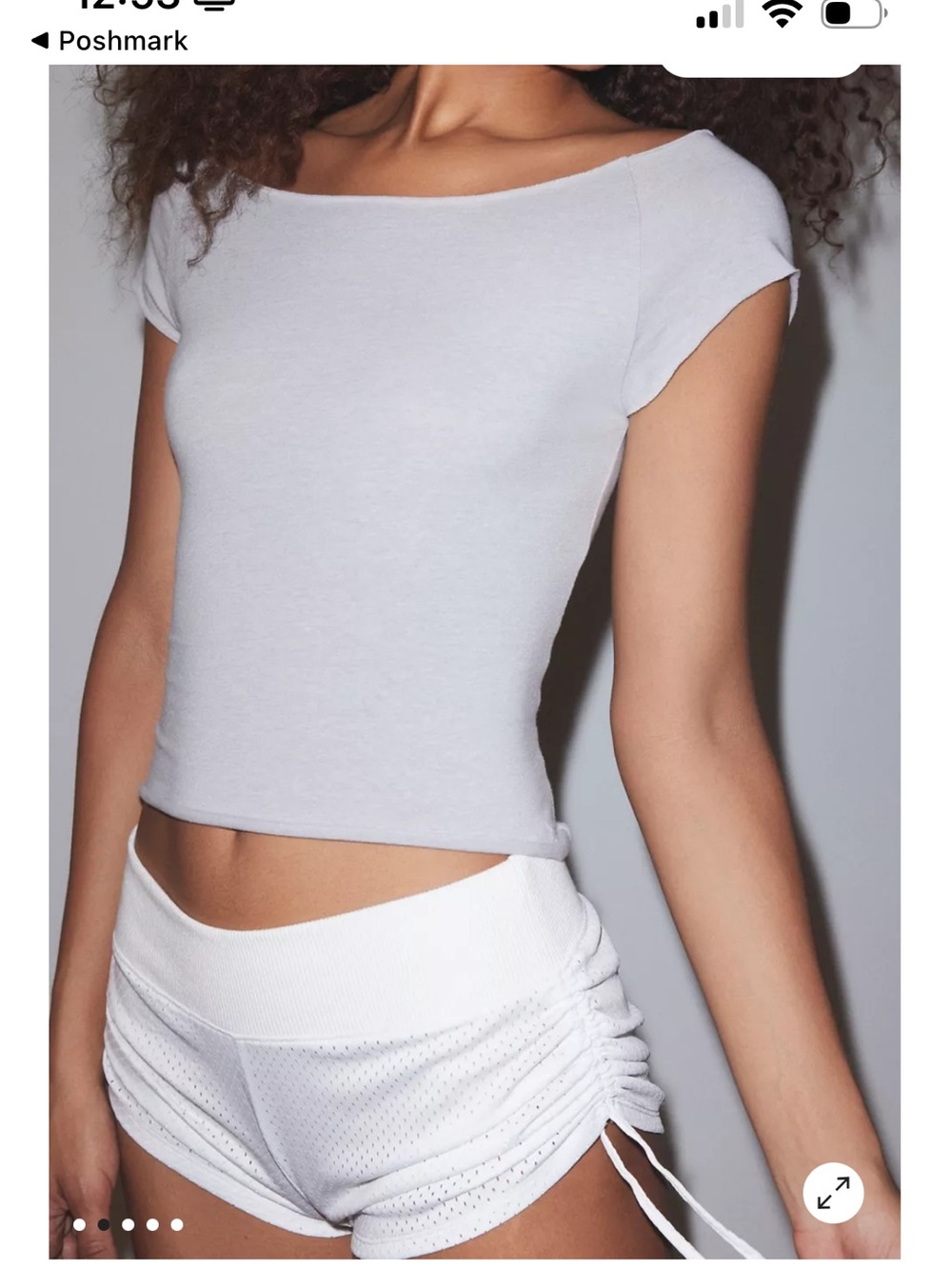Urban Outfitters Out From Under Women’s Olive Green Short Sleeve Top